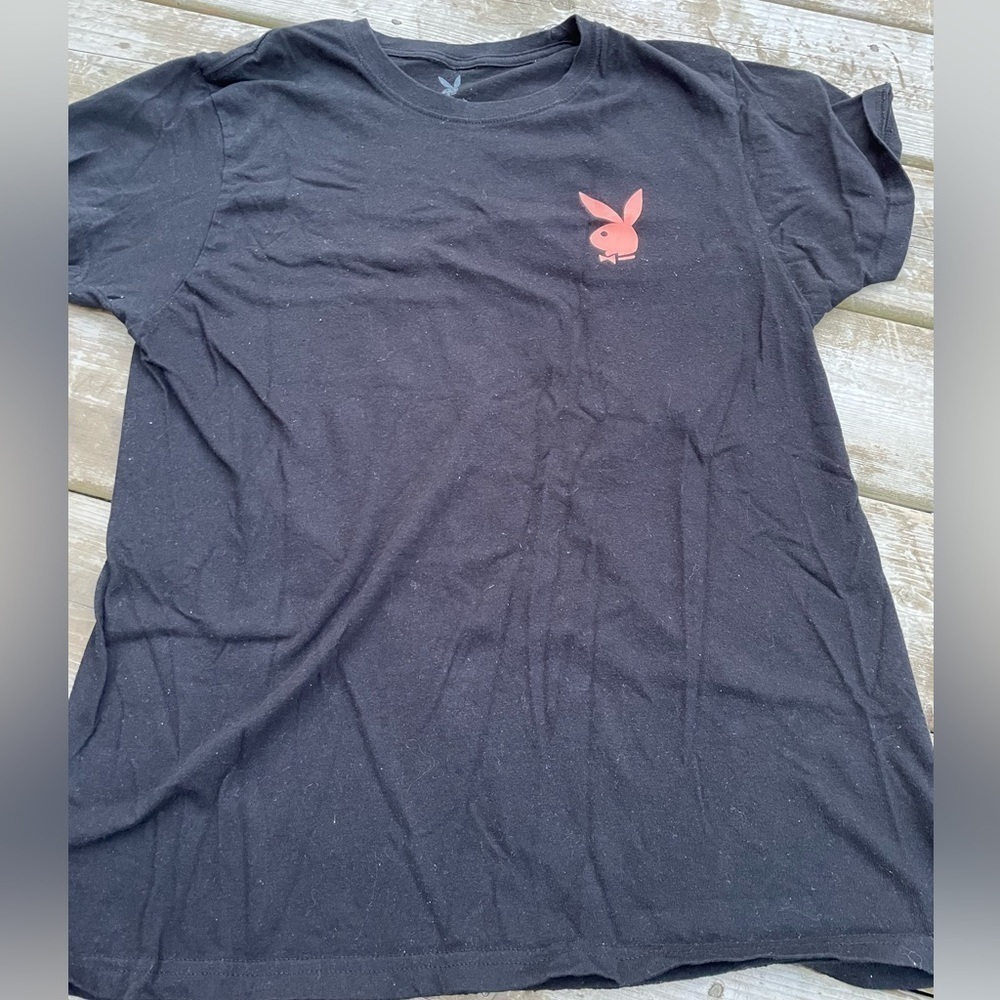 PLAYBOY black T-shirt size L